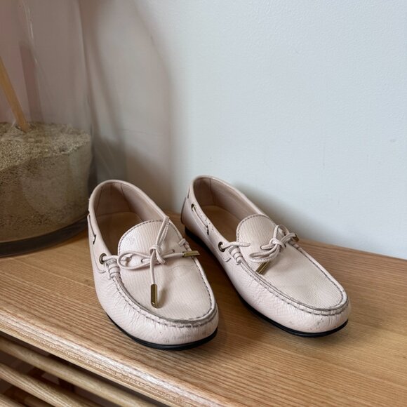 Tod’s Gommino Loafers / Driving Shoes – Pink Leather – Size 8 - Picture 8 of 16